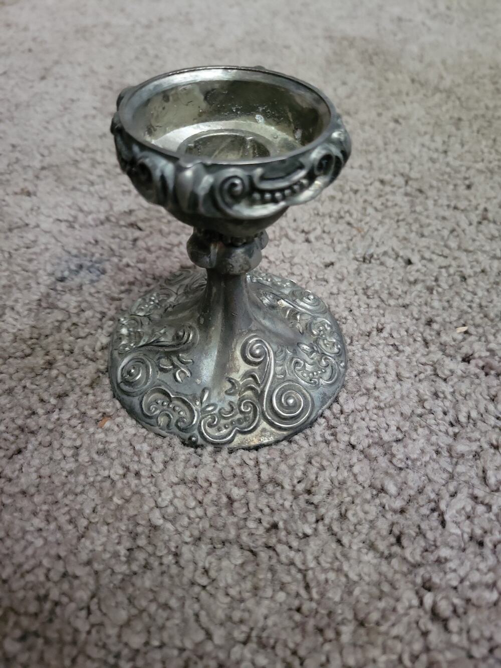 Godinger Silver Art Co. Pedestal Candlestick Holder